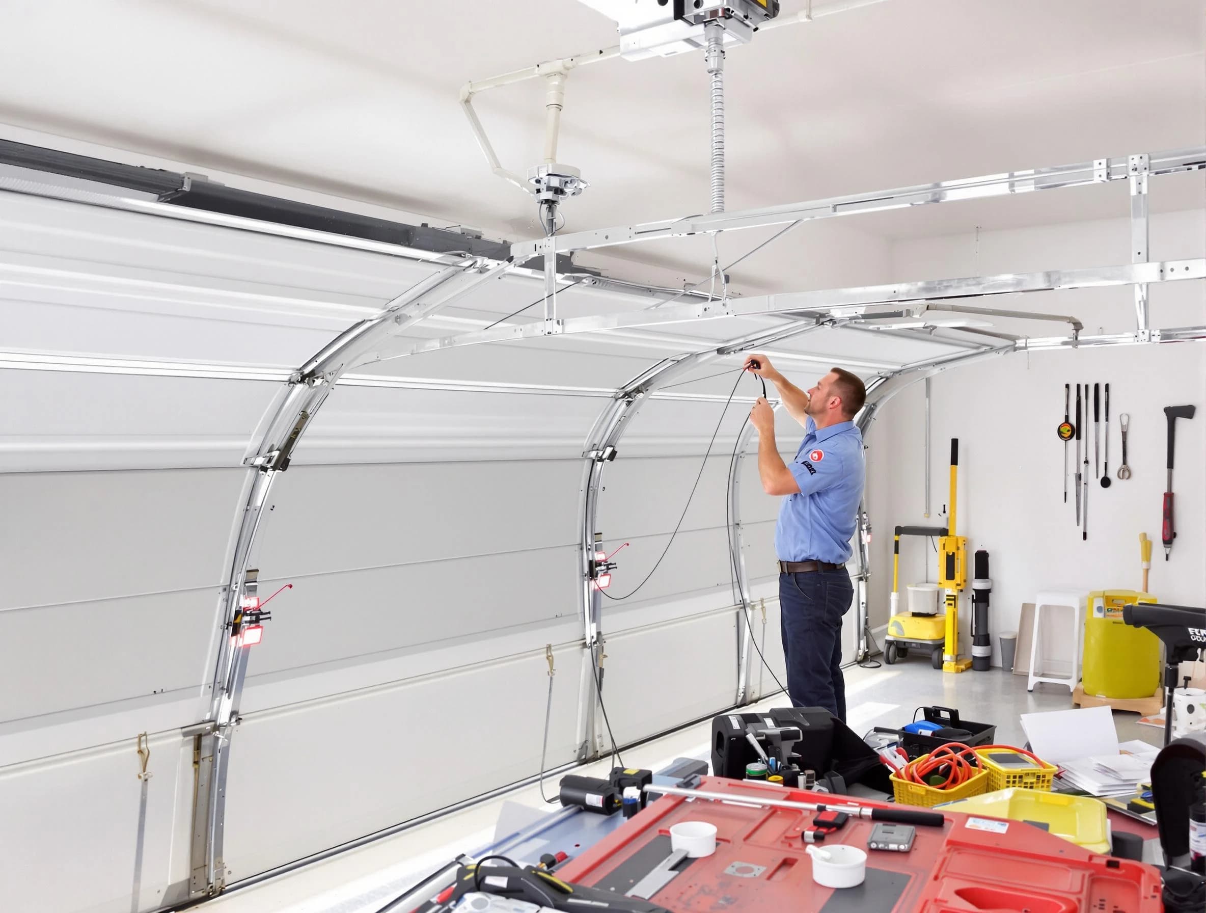 Garage door cable repair service by West View Garage Door Repair in West View
