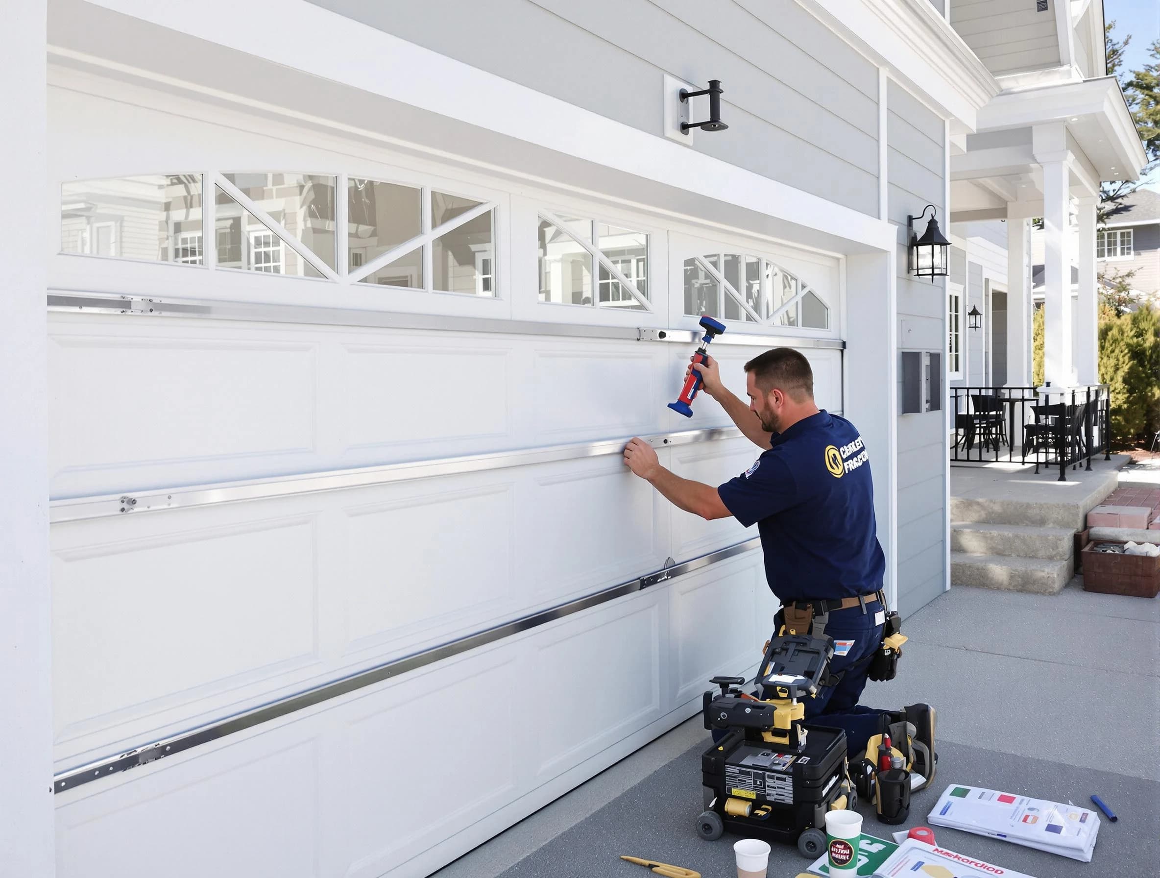 Professional garage door installation by West View Garage Door Repair in West View