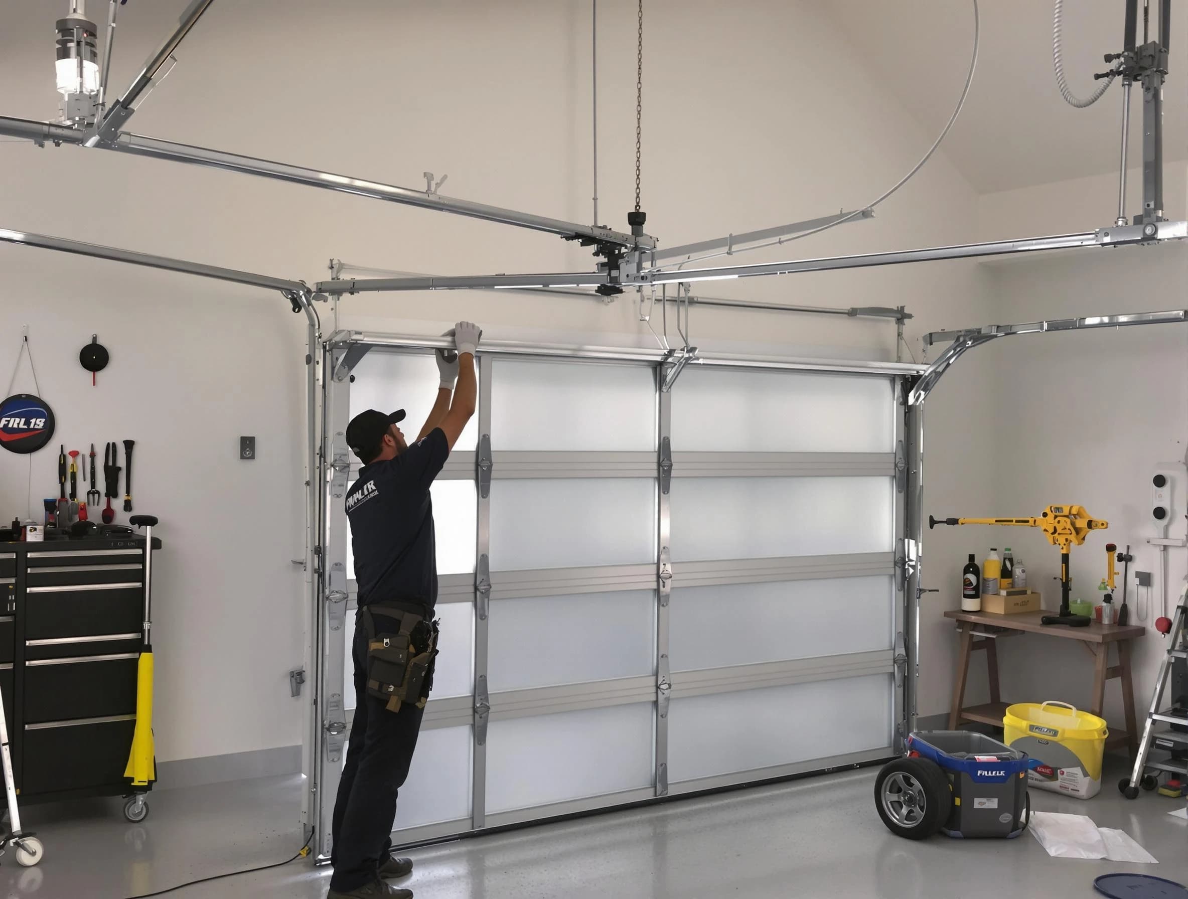 West View Garage Door Repair certified team performing precision garage door installation in West View