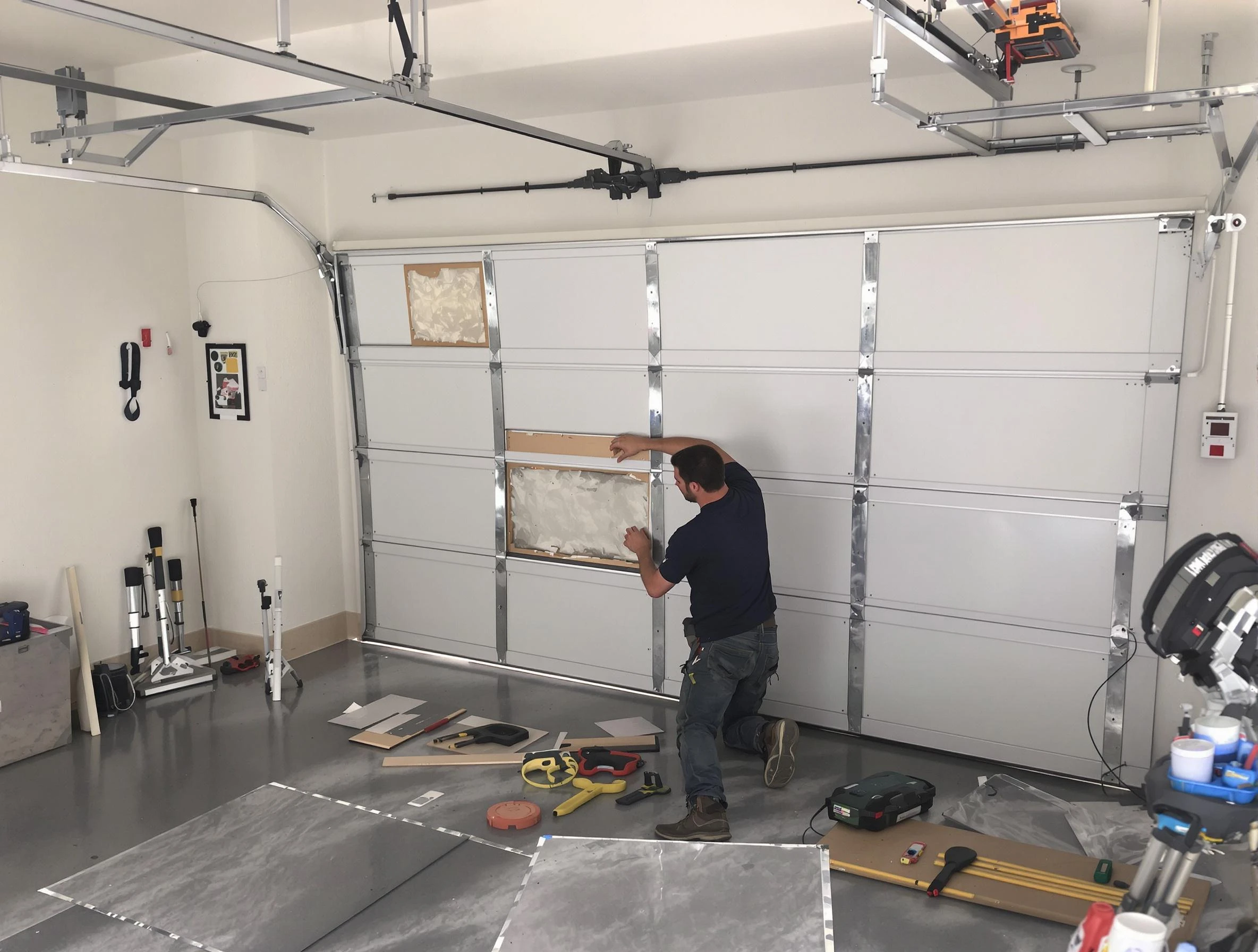 Garage Door Panel Repair in West View