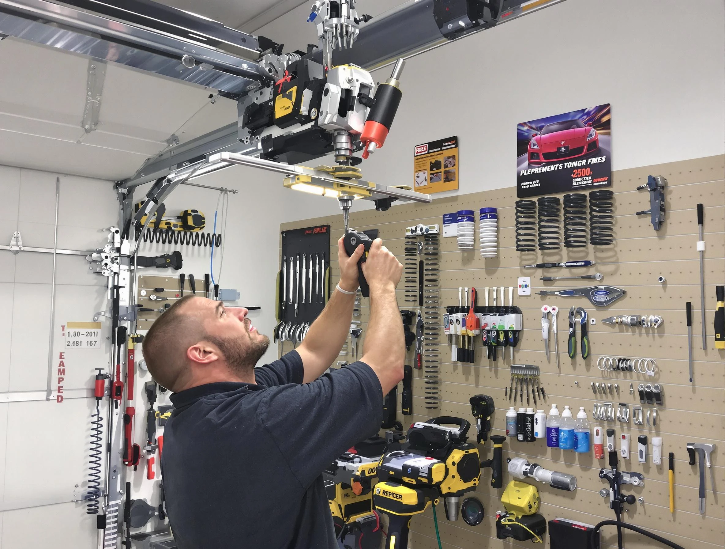 Garage Door Spring Repair in West View