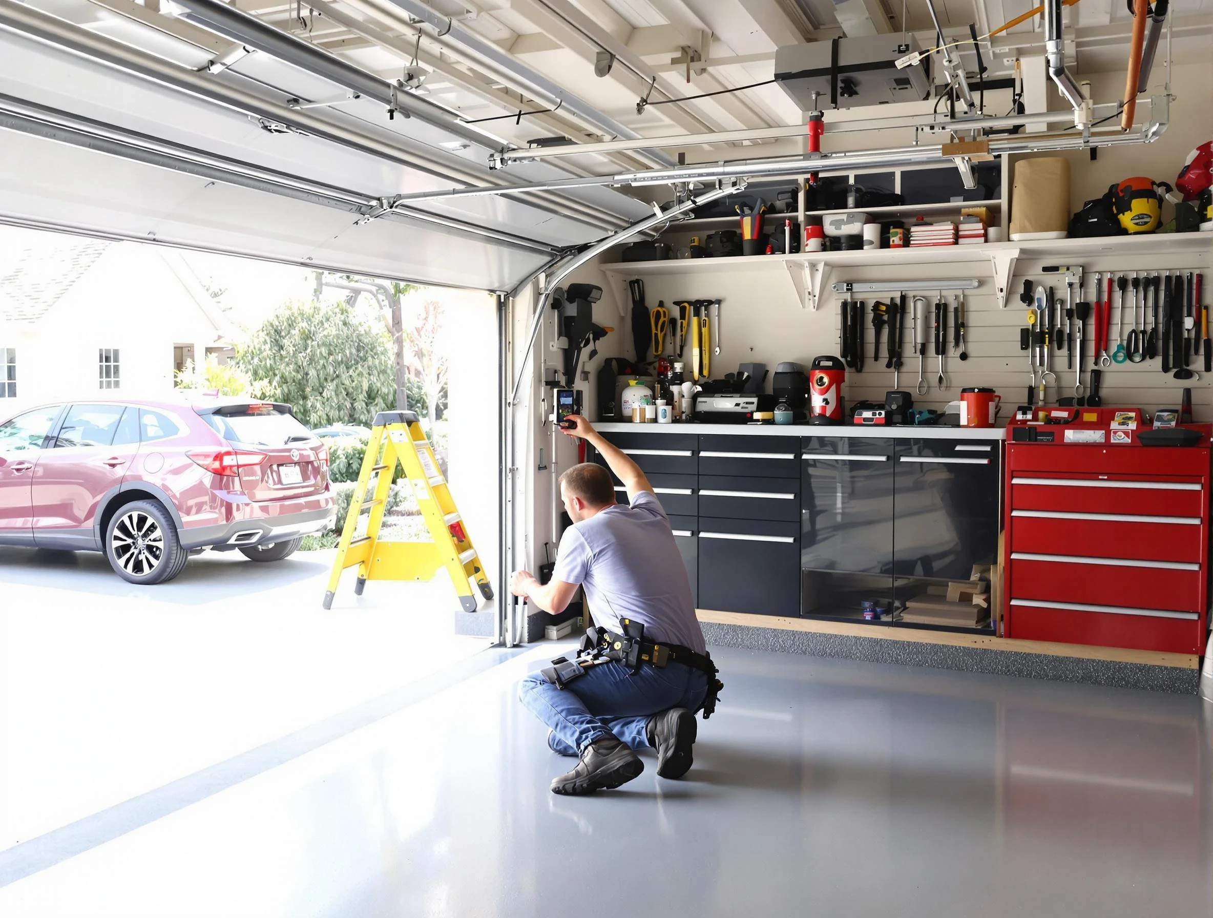 Local garage door repair service by West View Garage Door Repair in West View